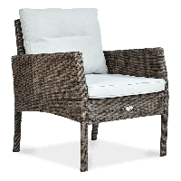 Fotel technorattanowy CORTINA Brown