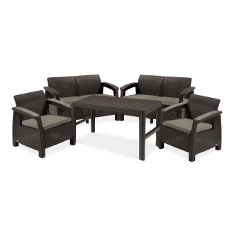 Meble ogrodowe CORFU FIESTA/LYON Brown