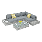 Narożnik technorattan VERONA Stone Grey