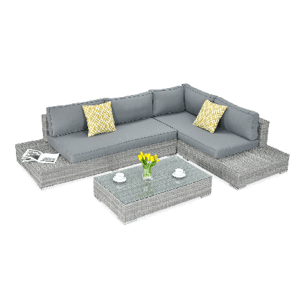 Narożnik technorattan VERONA Stone Grey