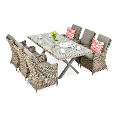 Zestaw mebli z technorattanu NAPOLI 6/200 Brown