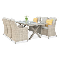 Zestaw mebli z technorattanu NAPOLI 6/200 Light Beige