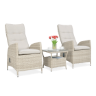 Zestaw wypoczynkowy MALTA DUO w kolorze beżowym