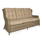 Sofa z technorattanu TRIVENTO 3 Brown