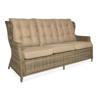 Sofa z technorattanu TRIVENTO 3 Brown