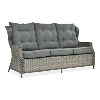 Sofa z technorattanu TRIVENTO 3 Melange