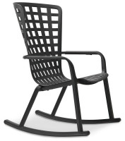 Fotel bujany Nardi FOLIO ROCKING Antracite
