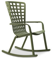 Fotel bujany Nardi FOLIO ROCKING Agave