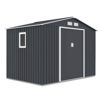 Domek narzędziowy HUDSON 277x191cm Cold Grey - Hardmaister