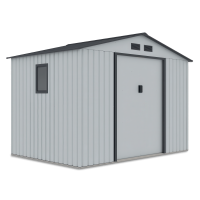 Domek narzędziowy HUDSON 277x191cm Light Grey - Hardmaister