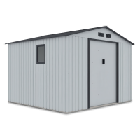 Domek narzędziowy HUDSON 277x255cm Light Grey - Hardmaister