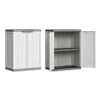 Szafka gospodarcza Keter/Kis JOLLY LOW CABINET Biała