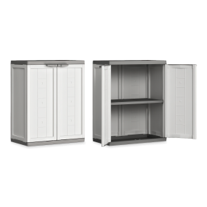 Szafka gospodarcza Keter/Kis JOLLY LOW CABINET Biała