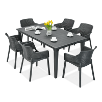 Komplet ogrodowy ELISA/FUTURA Graphite 6+1