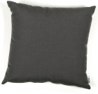Poduszka dekoracyjna szara 50x48 cm na białym tle