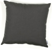 Poduszka dekoracyjna szara 50x48 cm na białym tle