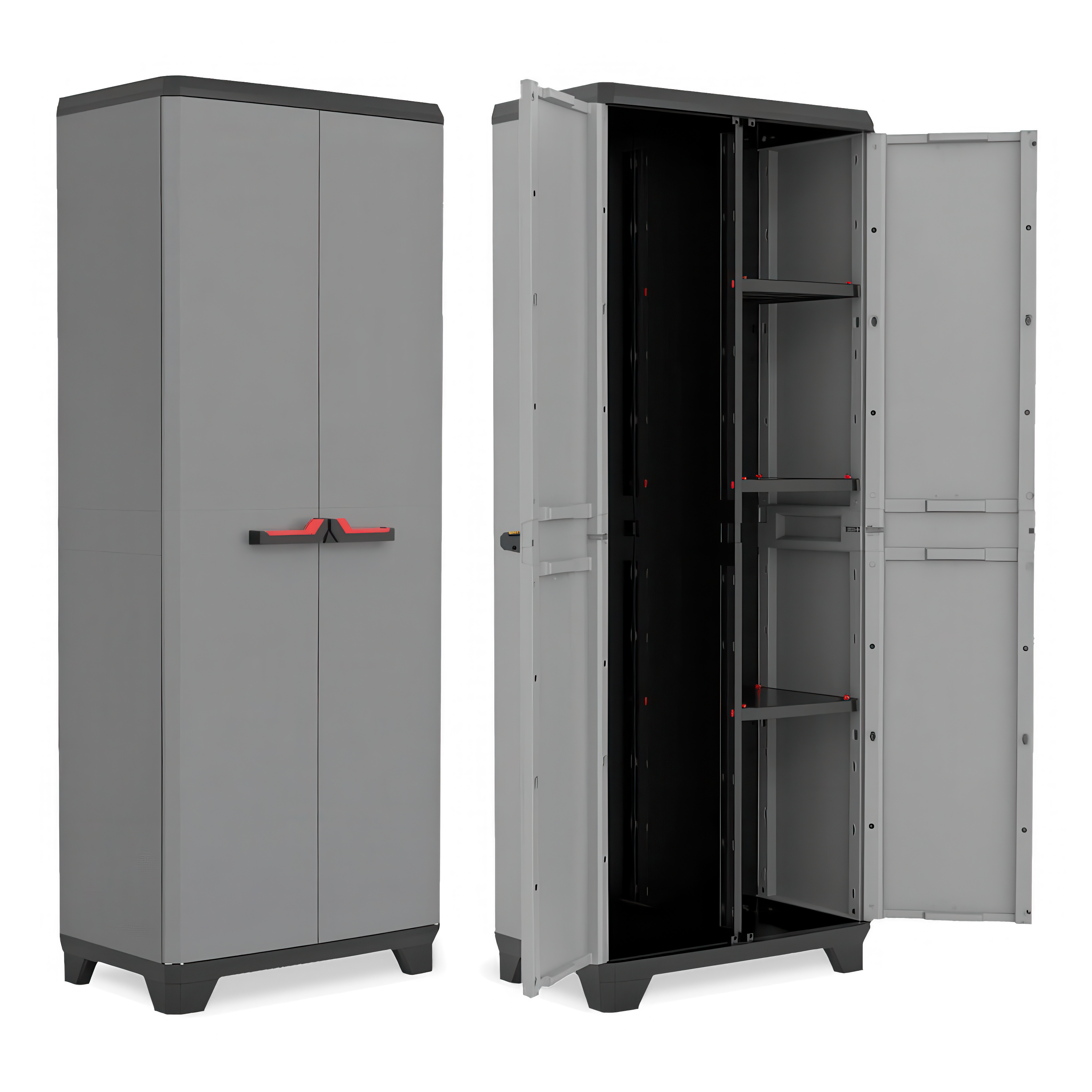 Szafa garażowa Keter/Kis STILO UTILITY CABINET w odcieniach szarości