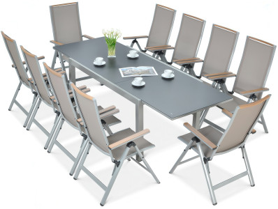 Meble ogrodowe BRISBANE 10/250 Taupe