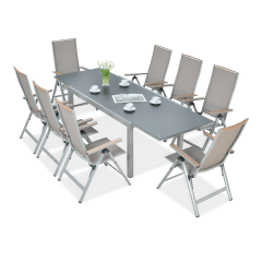 Meble ogrodowe BRISBANE 8/250 Taupe