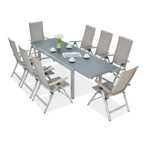 Meble ogrodowe BRISBANE 8/250 Taupe