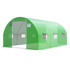 zielony foliak z podwójnymi drzwiami,3x4,5x2 - 13,5m2, nasiona gratis