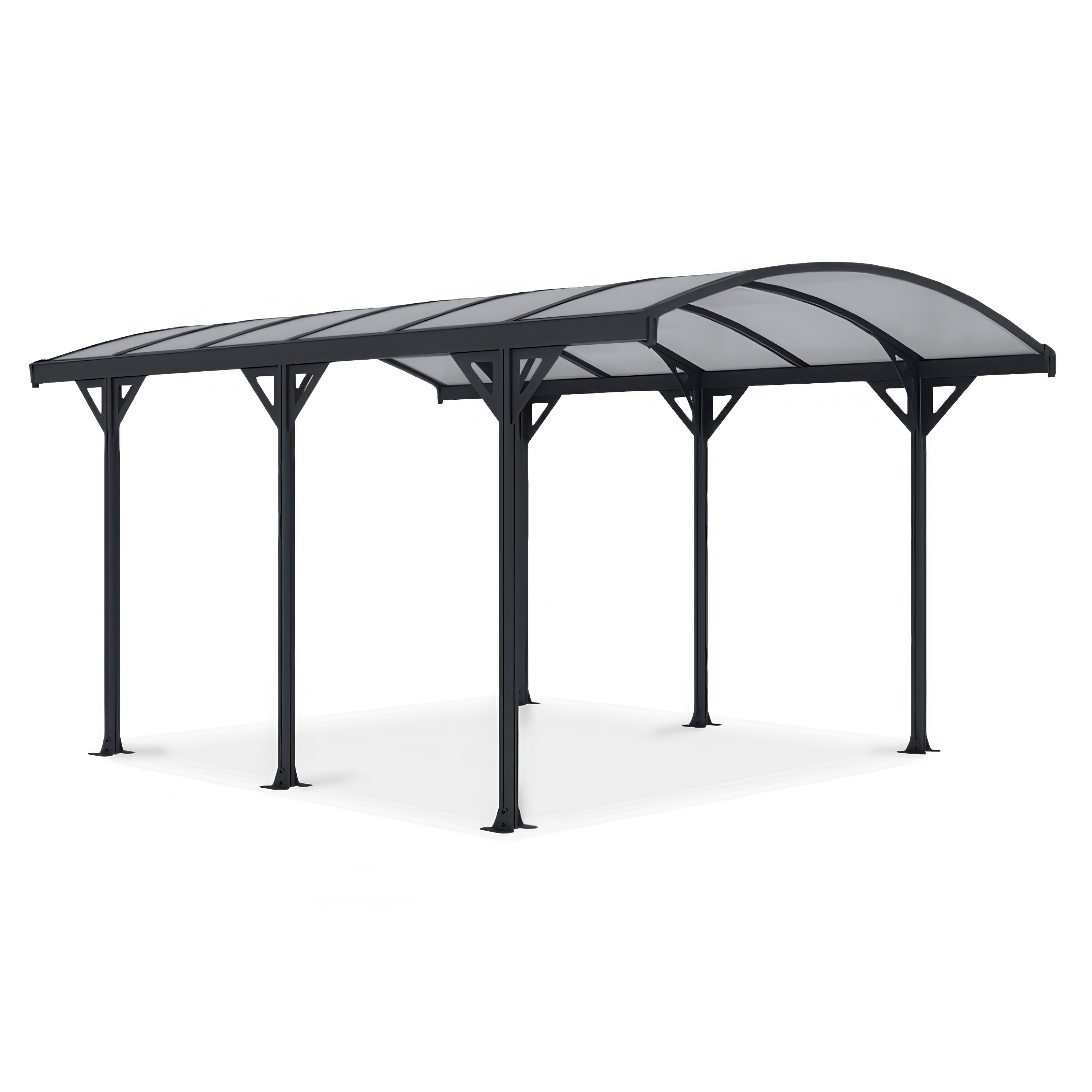Wiata garażowa NEVADA 4,4x3m Cold Grey - HARDMAISTER 