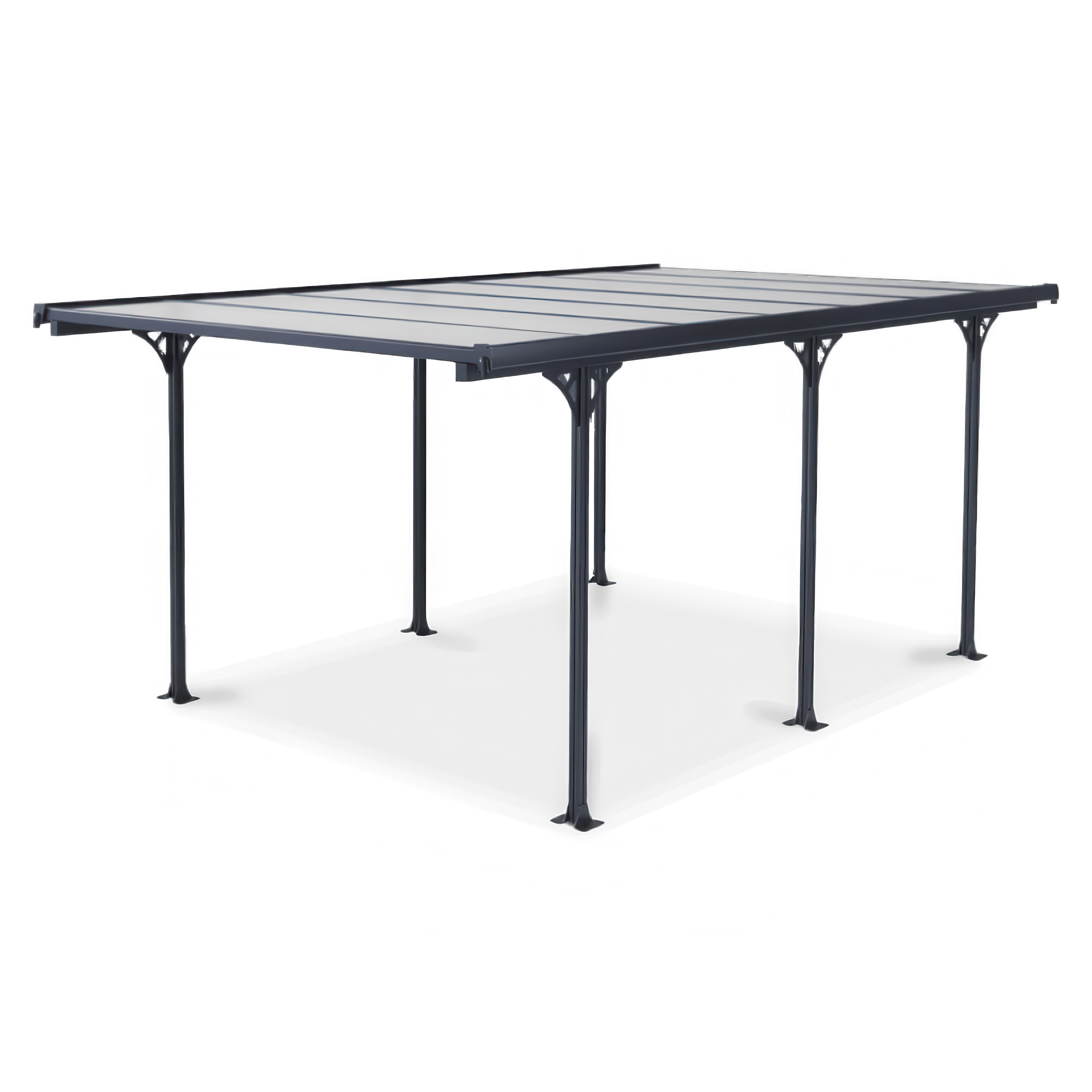 Wolnostojąca wiata garażowa MONTANA 3,1x5m Cold Grey