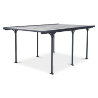 Wolnostojąca wiata garażowa MONTANA 3,1x5m Cold Grey