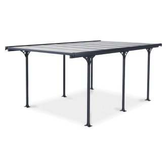 Wolnostojąca wiata garażowa MONTANA 3,1x5m Cold Grey