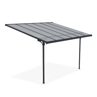 Wiata tarasowa ATLANTA 3,7x3m Cold Grey