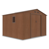 Domek narzędziowy HUDSON 277x255cm Walnut - Hardmaister