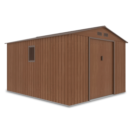 Domek narzędziowy HUDSON 277x319cm Walnut - Hardmaister