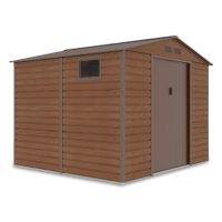 Domek narzędziowy MONTREAL 277x259cm Walnut - Hardmaister