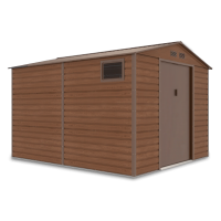 Domek narzędziowy Montreal 277x319 cm na białym tle