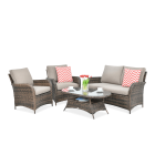 Zestaw technorattanowy VENTURA 2 Brown