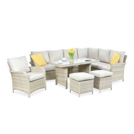 Narożnik technorattanowy VENTURA GRAND Beige