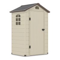 Szopa na narzędzia VERMONT 134x104cm Beige - Hardmaister