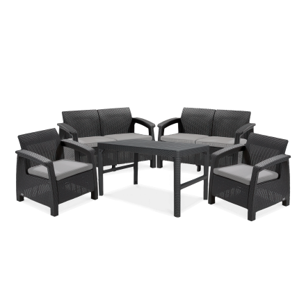 Meble ogrodowe CORFU FIESTA/LYON Graphite