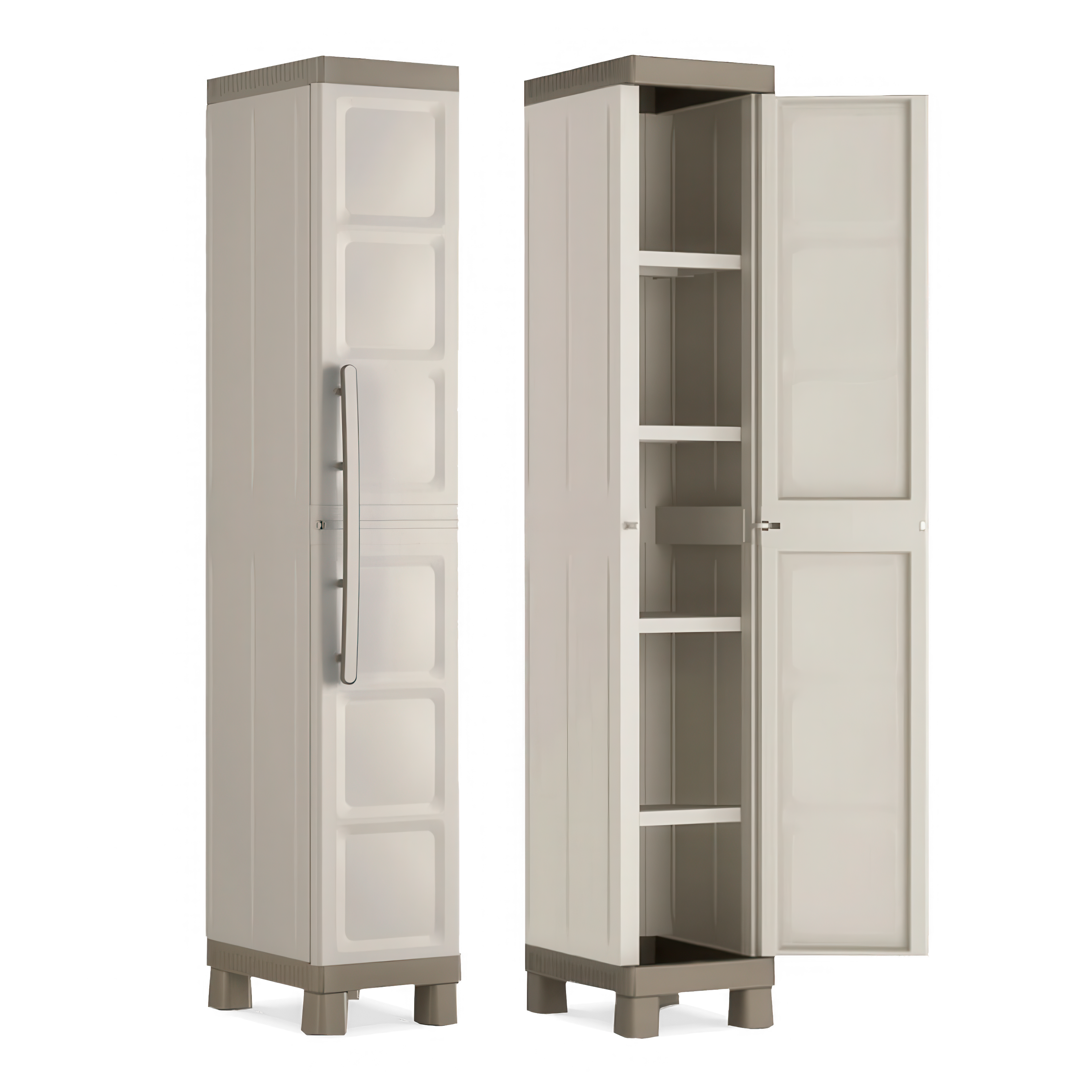 Szafa gospodarcza Keter/Kis EXCELLENCE 1 DOOR CABINET w jasno-beżowym kolorze