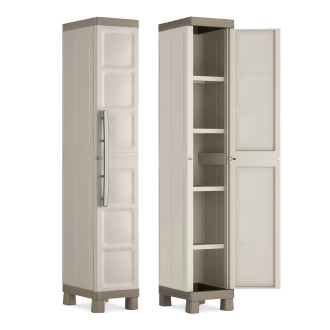 Szafa gospodarcza Keter/Kis EXCELLENCE 1 DOOR CABINET w jasno-beżowym kolorze