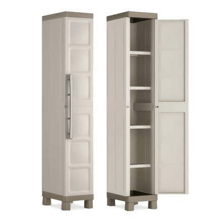 Szafa gospodarcza Keter/Kis EXCELLENCE 1 DOOR CABINET w jasno-beżowym kolorze