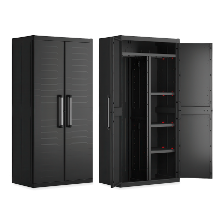 Szafa wielofunkcyjna Keter/Kis DETROIT XL UTILITY CABINET w czarnym kolorze