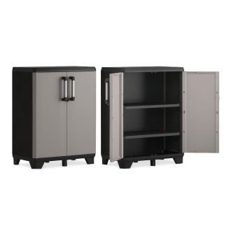 Szafka garażowa Keter/Kis PRO LOW CABINET w szarym uniwersalnym kolorze