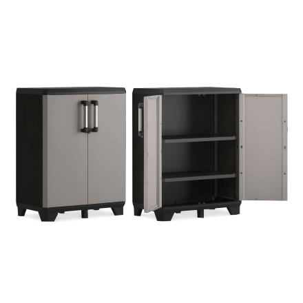 Szafka garażowa Keter/Kis PRO LOW CABINET w szarym uniwersalnym kolorze