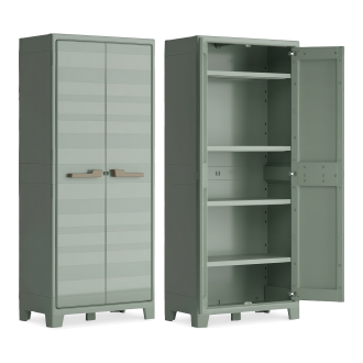 Szafa ogrodowa Keter/Kis PLANET OUTDOOR HIGH CABINET w odcieniach zieleni