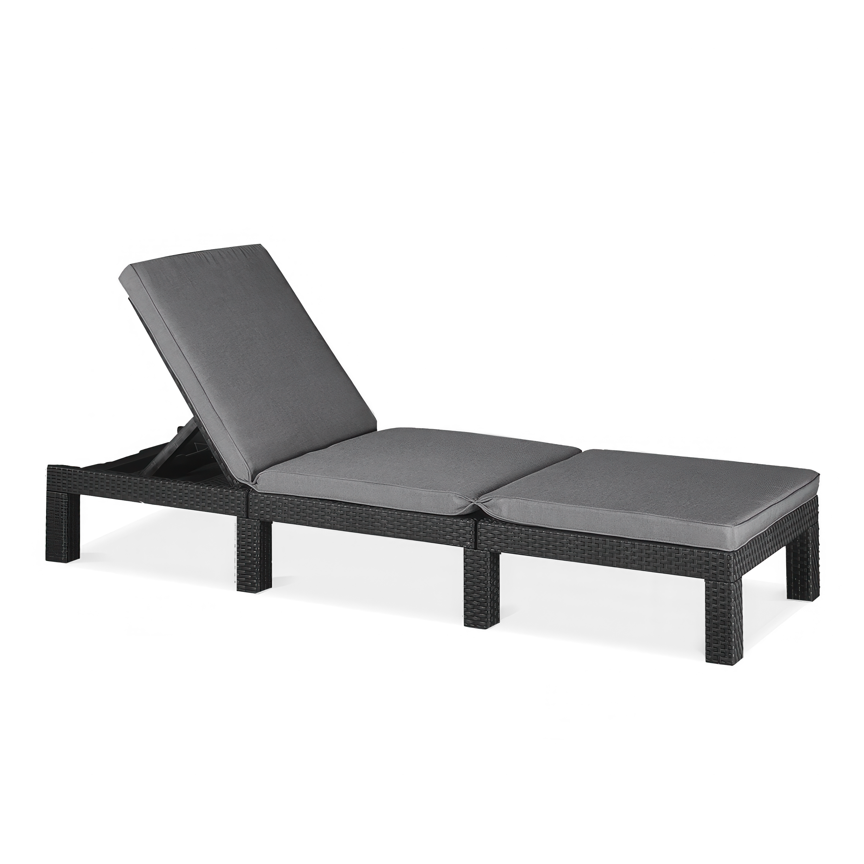 Leżak ogrodowy DAYTONA DELUXE w kolorze grafitu