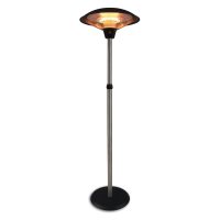 Parasol grzewczy lampa stojąca DORADO Black
