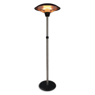 Parasol grzewczy lampa stojąca DORADO Black
