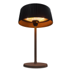 Lampa stojąca grzewcza ATRI czarna