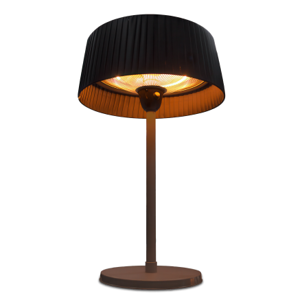 Lampa stojąca grzewcza ATRI czarna